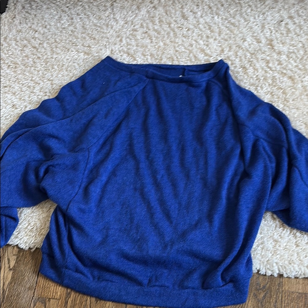 Blue Crew Neck Sweater